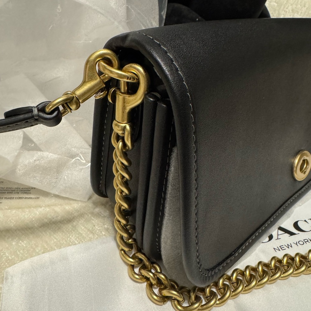 Coach Black Leather Bag - Picture 8 of 9